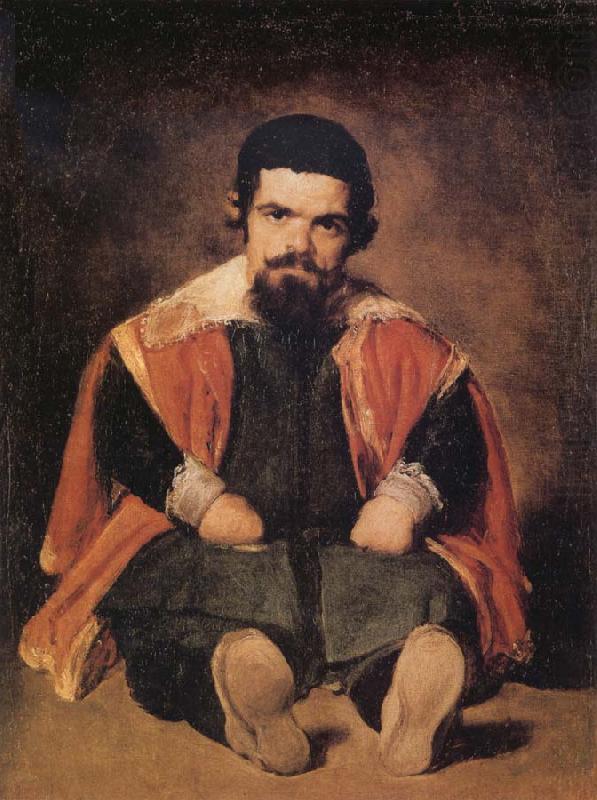 Diego Velazquez A Dwarf Sitting on the Floor china oil painting image